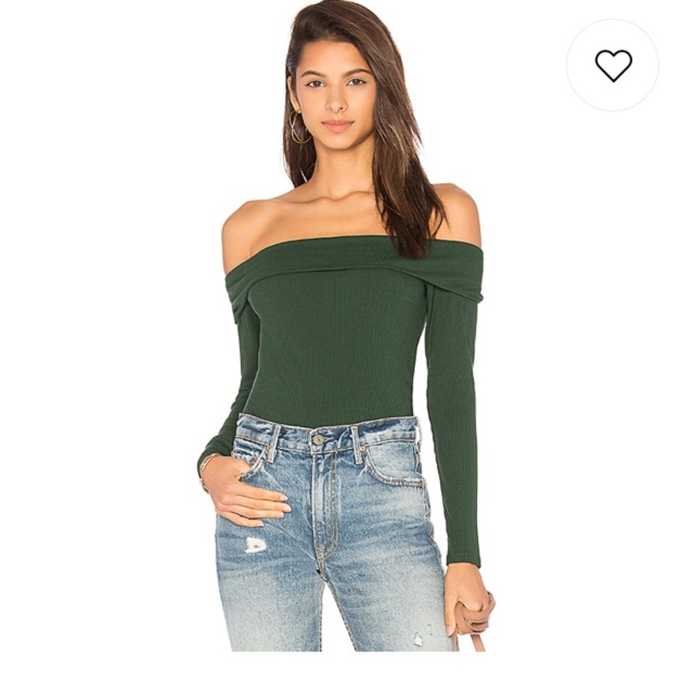 Privacy Please Nova Bodysuit in Hunter Green